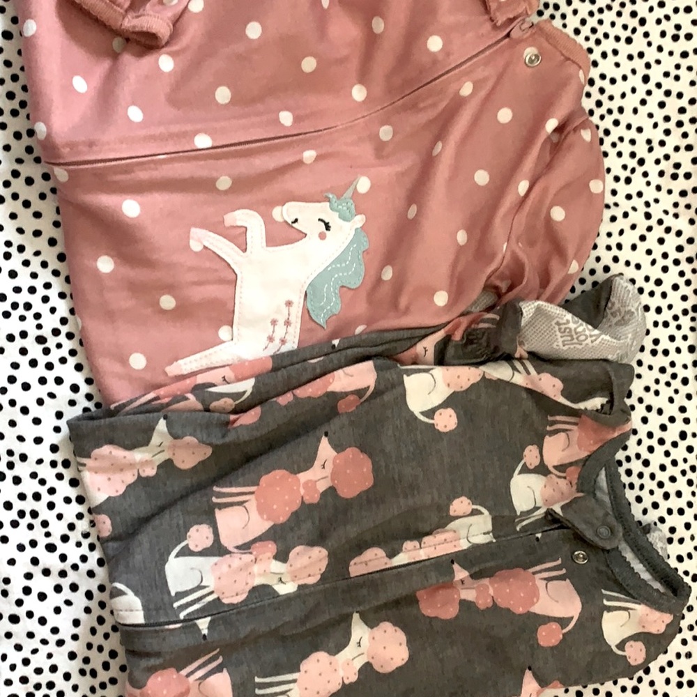 2 pack footie onesies